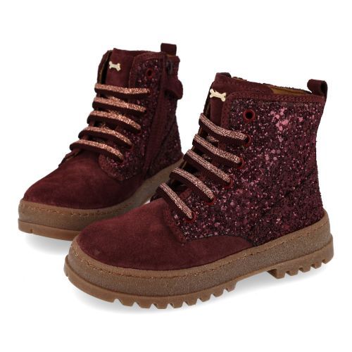 Stones and bones Lace-up boot bordeaux Girls (blesa 5264) - Junior Steps