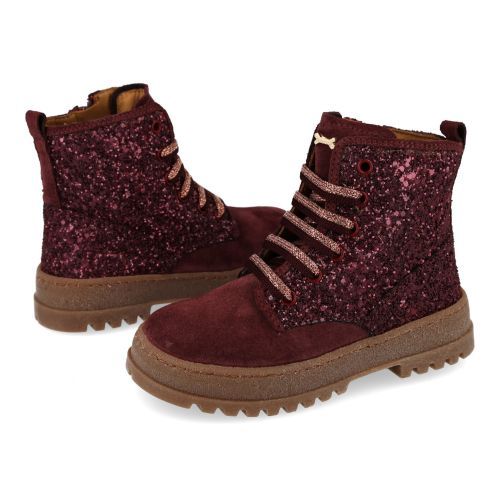 Stones and bones Lace-up boot bordeaux Girls (blesa 5264) - Junior Steps