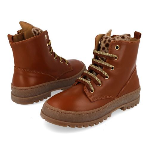 Stones and bones Lace-up boot cognac Girls (svasa 5255) - Junior Steps