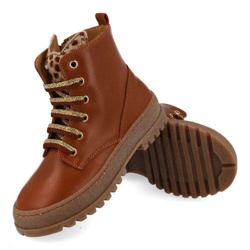 Stones and bones Lace-up boot cognac Girls (svasa 5255) - Junior Steps