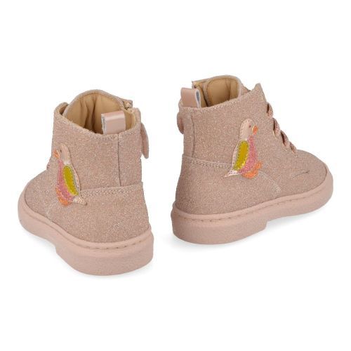 Stones and bones Botte à lacets rose Filles (pamy 5416) - Junior Steps