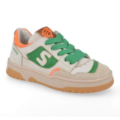 Stones and bones Baskets blanc Garçons (macan 5446) - Junior Steps