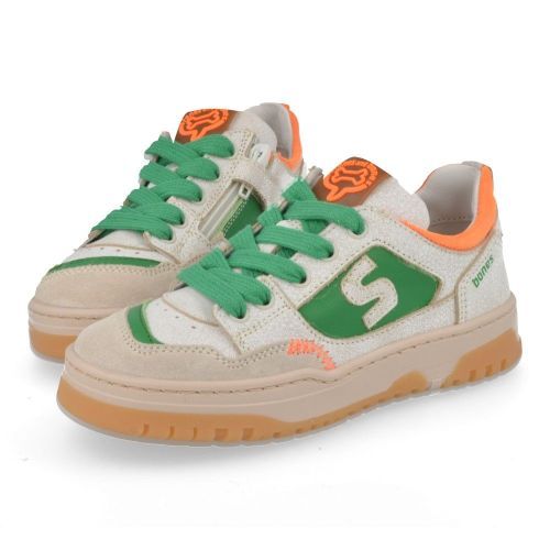 Stones and bones Baskets blanc Garçons (macan 5446) - Junior Steps