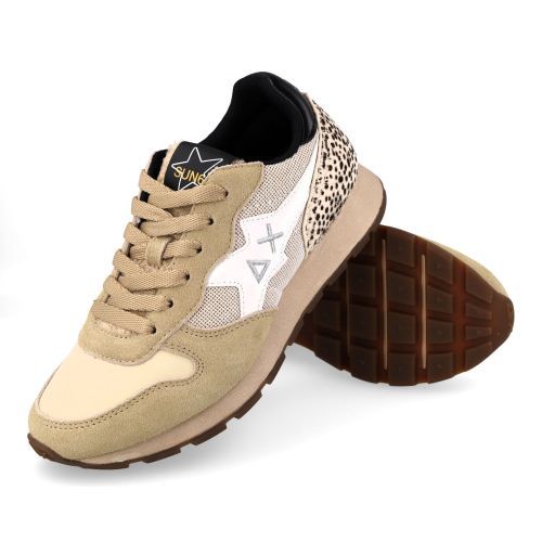 Sun68 sneakers beige Meisjes (beige sneaker - TZ46424 16) - Junior Steps