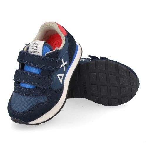 Sun68 sneakers blauw  ( - blauwe sneakerZ34301B) - Junior Steps