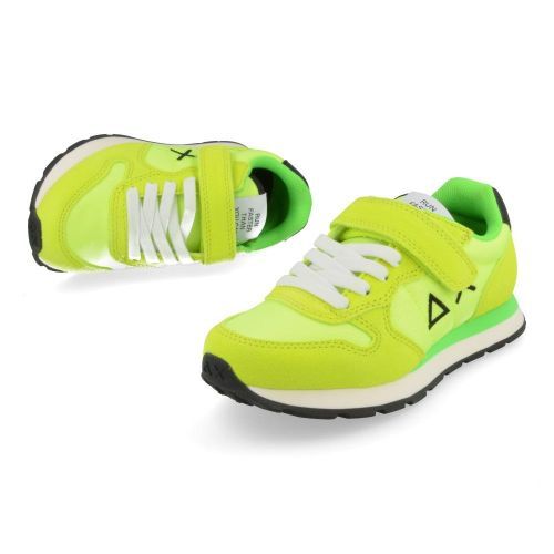 Sun68 sneakers geel  ( - gele sneakerZ33301K) - Junior Steps