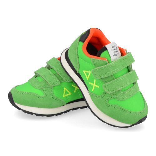 Sun68 sneakers groen  ( - groene sneakerZ34301B) - Junior Steps