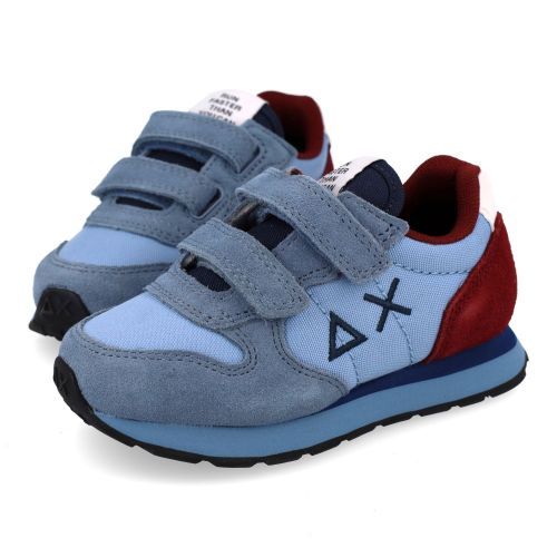 Sun68 sneakers jeans bl Jongens (sneakers Jeans-bordeaux  - BZ46308 k81) - Junior Steps