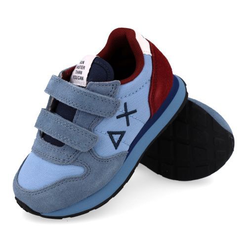 Sun68 sneakers jeans bl Jongens (sneakers Jeans-bordeaux  - BZ46308 k81) - Junior Steps