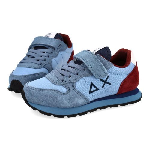 Sun68 sneakers jeans bl Jongens (sneakers Jeans-bordeaux - KZ46308 K81) - Junior Steps