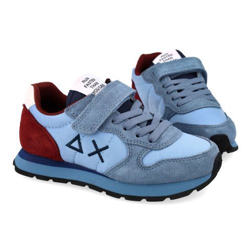 Sun68 sneakers jeans bl Jongens (sneakers Jeans-bordeaux - KZ46308 K81) - Junior Steps