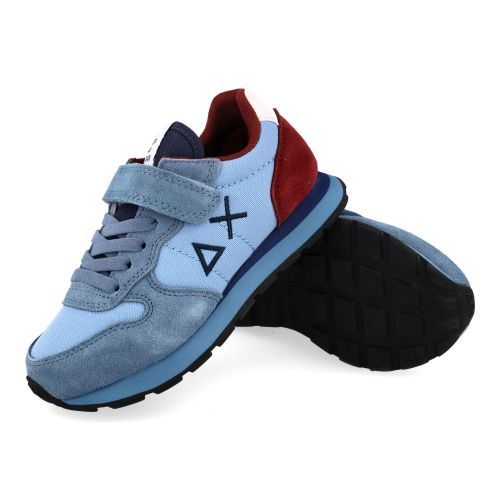 Sun68 sneakers jeans bl Jongens (sneakers Jeans-bordeaux - KZ46308 K81) - Junior Steps