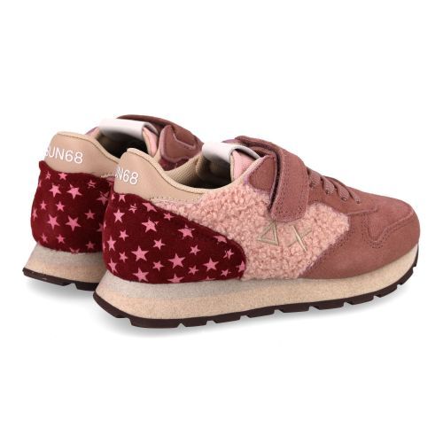 Sun68 sneakers roze Meisjes (sneakers Roze met wol accent - KZ46408 04) - Junior Steps
