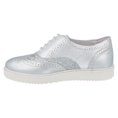 Terre bleue Lace shoe Silver Girls (tb531) - Junior Steps
