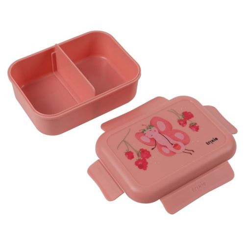 Trixie boterhamdoos roze Meisjes (Brooddoos met clips Fruit Fairy Mrs.Butt - 66-153) - Junior Steps