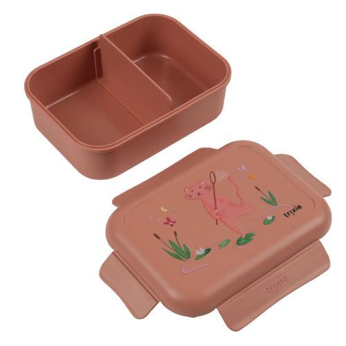 Trixie boterhamdoos roze Meisjes (Brooddoos met clips Pathfinder Mrs.Cat - 66-154) - Junior Steps