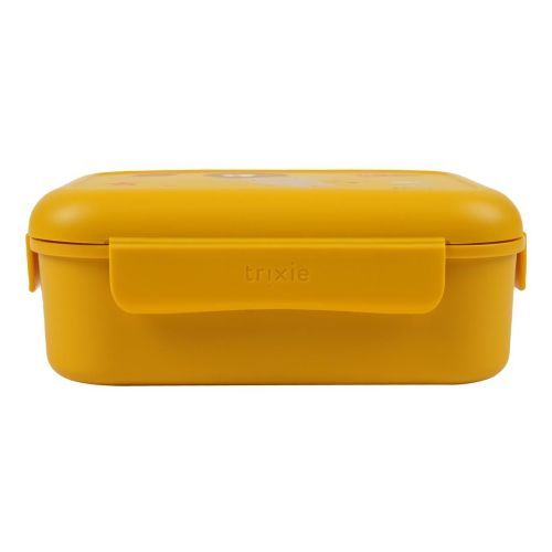 Trixie boterhamdoos geel  (Brooddoos met clips Spaceman Mr.Lion - 66-151) - Junior Steps