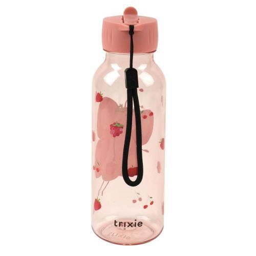 Trixie drinkfles roze  (drinkfles Tritan 500 ml Mrs. Butterfly - 09-153) - Junior Steps