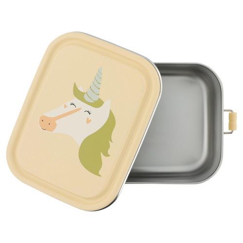 Trixie boterhamdoos beige Meisjes (Lunchbox Small Mrs.Unicorn - 59-224) - Junior Steps