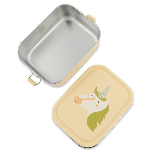 Trixie boterhamdoos beige Meisjes (Lunchbox Small Mrs.Unicorn - 59-224) - Junior Steps