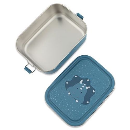 Trixie boterhamdoos blauw Meisjes (Lunchbox Small Mr.Triceratops - 59-228) - Junior Steps