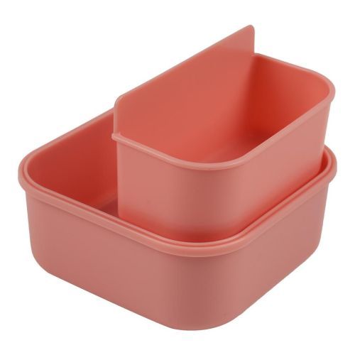 Trixie boterhamdoos roze Meisjes (Snack box met clips  Mrs. Butterfly - 04-153) - Junior Steps