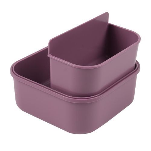 Trixie boterhamdoos lila Meisjes (Snack box met clips  Mrs.Peacock - 04-150) - Junior Steps