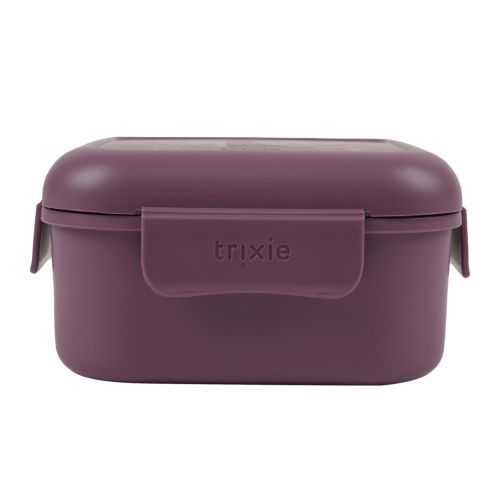 Trixie boterhamdoos lila Meisjes (Snack box met clips  Mrs.Peacock - 04-150) - Junior Steps