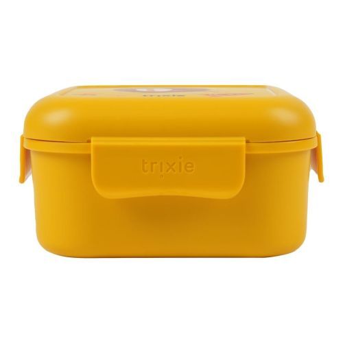 Trixie boterhamdoos geel  (Snack box met clips  Spaceman Mr. Lion - 04-152) - Junior Steps