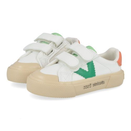 Victoria sneakers wit  ( - witte sneaker met velcrosluiting1065179 col 161) - Junior Steps