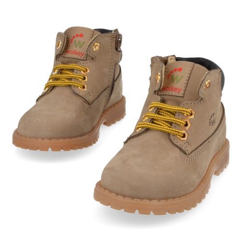 Walkey Lace-up boots beige Boys (40012) - Junior Steps