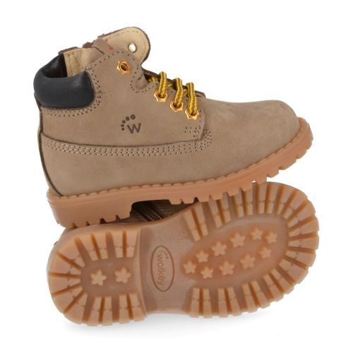 Walkey Lace-up boots beige Boys (40012) - Junior Steps