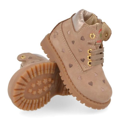 Walkey Bottes à lacets beige Filles (43353) - Junior Steps