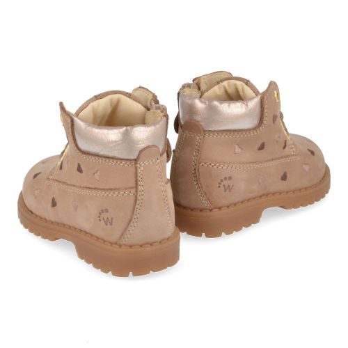 Walkey Lace-up boots beige Girls (43353) - Junior Steps