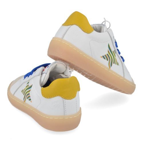 Walkey sneakers beige Jongens ( - beige witte sneaker43505) - Junior Steps