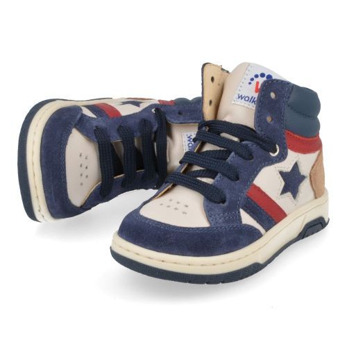 Walkey sneakers blauw Jongens ( - blauw sneakertje42575) - Junior Steps