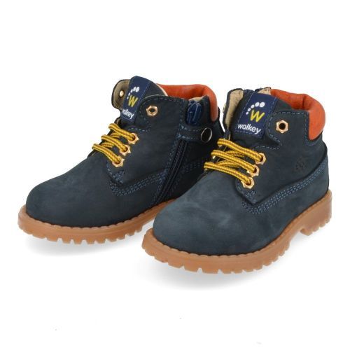 Walkey Lace-up boots Blue Boys (40012) - Junior Steps