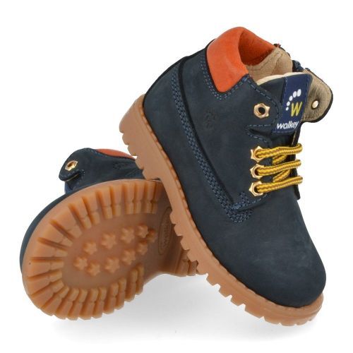 Walkey Lace-up boots Blue Boys (40012) - Junior Steps