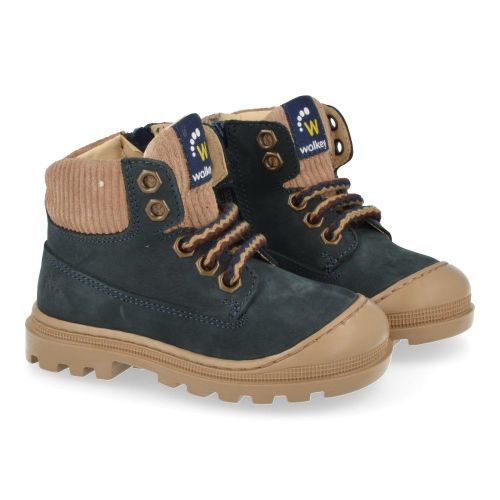 Walkey Lace-up boots Blue Boys (42646) - Junior Steps