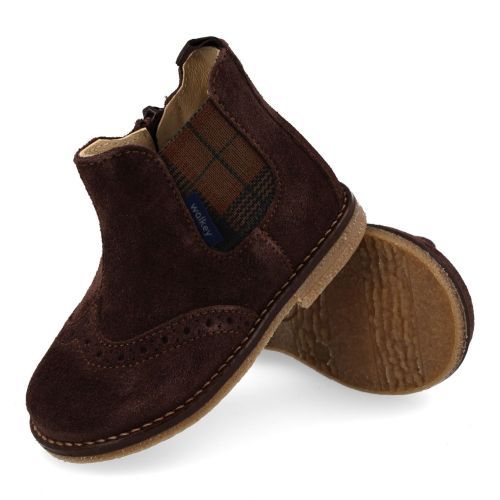 Walkey laarzen kort bruin Jongens (bruine bottine - 44296) - Junior Steps