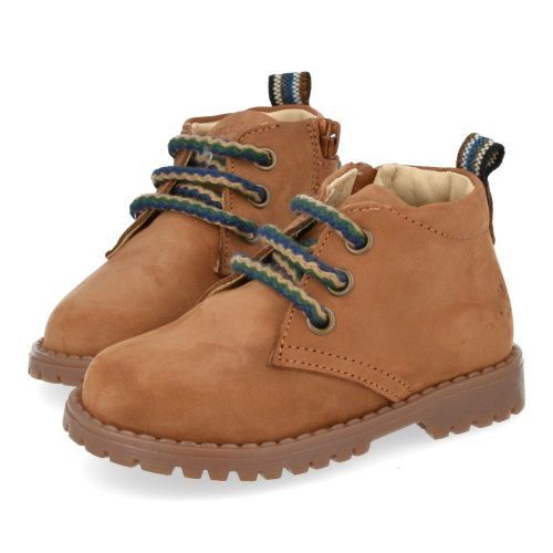 Walkey Botte à lacets cognac Garçons (42605) - Junior Steps
