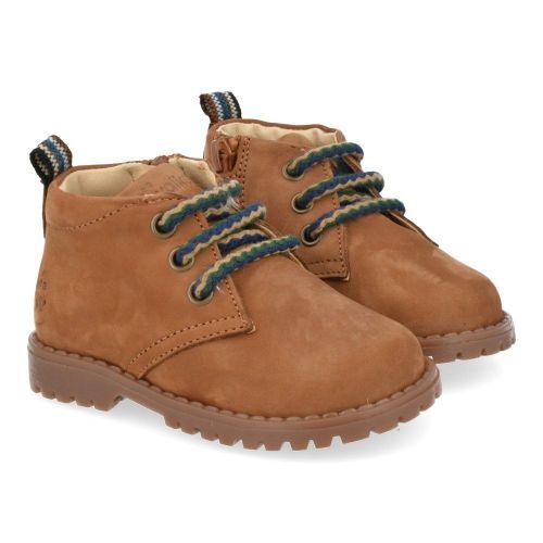 Walkey Botte à lacets cognac Garçons (42605) - Junior Steps