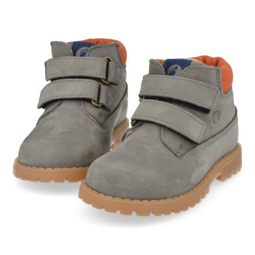 Walkey veterbottine grijs Jongens ( - grijze nubuck bottine40014) - Junior Steps