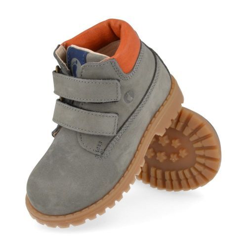 Walkey veterbottine grijs Jongens ( - grijze nubuck bottine40014) - Junior Steps