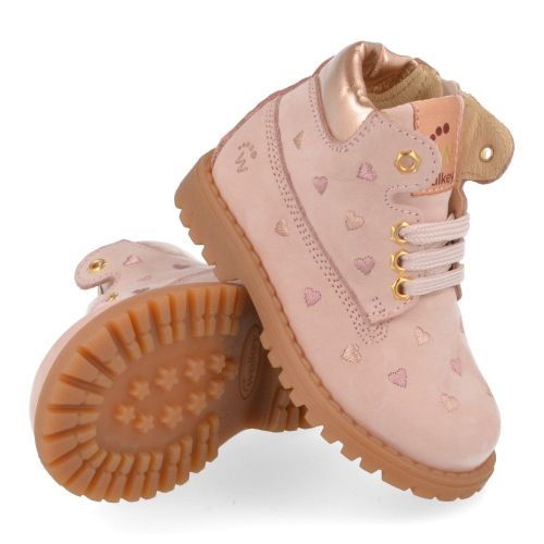 Walkey Bottes à lacets rose Filles (43353) - Junior Steps