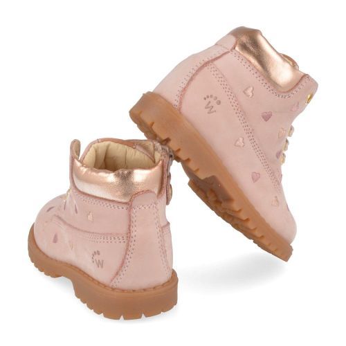 Walkey Lace-up boots pink Girls (43353) - Junior Steps