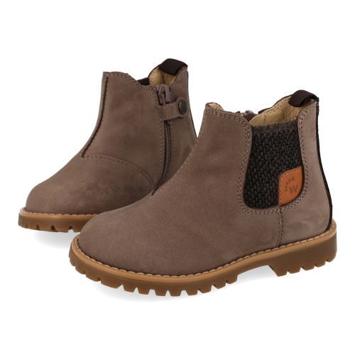 Walkey laarzen kort taupe Jongens (Taupe bottine - 44302) - Junior Steps