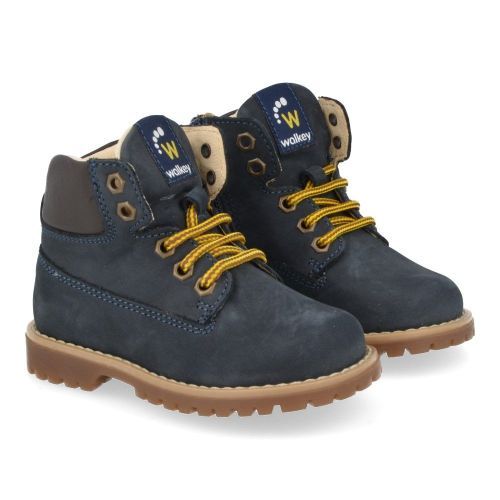 Walkey Lace boot Blue Boys (43777) - Junior Steps
