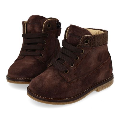 Walkey veterboot donkerbruin Jongens (veterboot donker bruin - 44293) - Junior Steps