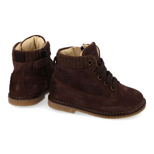 Walkey veterboot donkerbruin Jongens (veterboot donker bruin - 44293) - Junior Steps